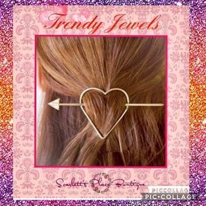 Trendy Jewels Heart-shaped hair accessory